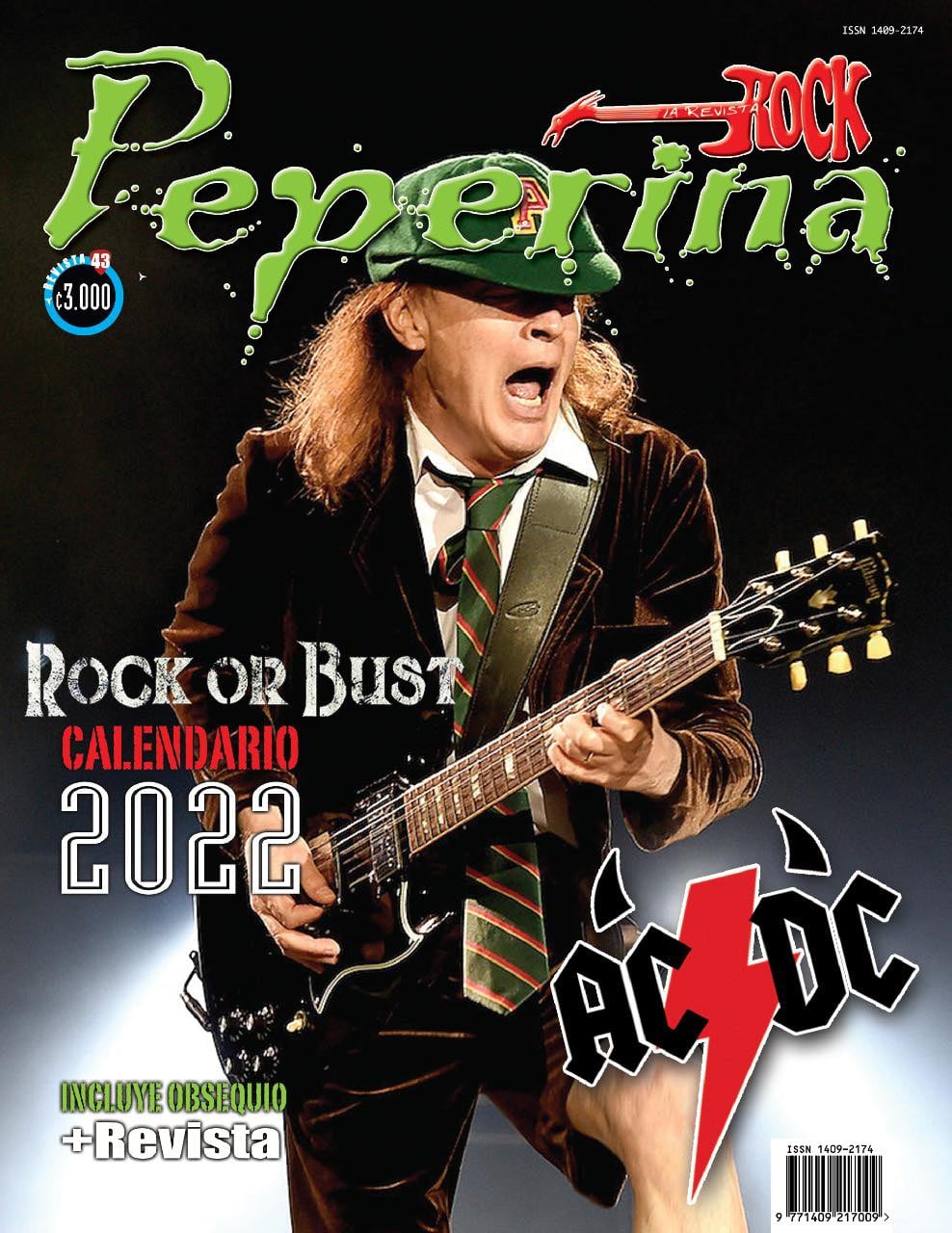 Revista Rock Peperina Calendario 2022
